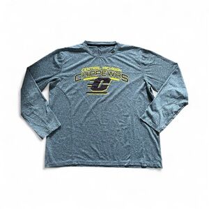 Central Michigan University Chippewas Long Sleeve Dri-Fit Shirt, Men’s XL